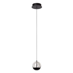 SENTUBAL Lampa wisząca Ø 14 cm LED 1x6,3W 2700K czarny 13498/05/30 Lucide - zdjęcie dodatkowe 1